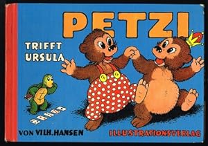 Bild des Verkufers fr Petzi trifft Ursula. - zum Verkauf von Libresso Antiquariat, Jens Hagedorn