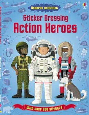 Imagen del vendedor de Sticker Dressing Action Heroes (Usborne Sticker Dressing) a la venta por WeBuyBooks 2