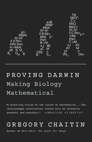 Immagine del venditore per Proving Darwin : Making Biology Mathematical venduto da GreatBookPricesUK