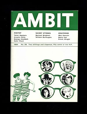 Imagen del vendedor de AMBIT Magazine No. 20 (1964) - includes "Martin's Mag" by William Burroughs a la venta por Orlando Booksellers