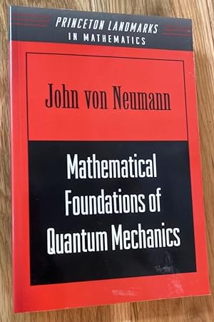 Bild des Verkufers fr Mathematical Foundations of Quantum Mechanics. zum Verkauf von Plurabelle Books Ltd