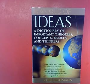 Bild des Verkufers fr A World of Ideas. A Dictionary of Important Theories, Concepts, Beliefs, and Thinkers zum Verkauf von biblion2