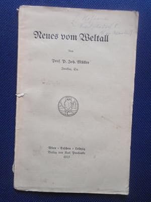 Image du vendeur pour Neues vom Weltall. mis en vente par Antiquariat Klabund Wien