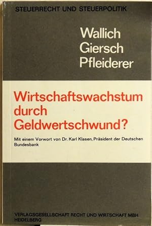 Bild des Verkufers fr Wirtschaftswachstum durch Geldwertschwund? zum Verkauf von Peter-Sodann-Bibliothek eG