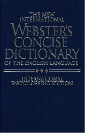 Imagen del vendedor de The New International Webster's Concise Dictionary of a la venta por -OnTimeBooks-