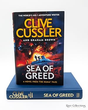 Seller image for Sea of Greed (#16 Numa Files) - Double-Signed UK 1st Edition for sale by Rare Collections