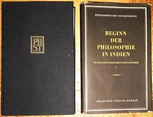 Beginn der Philosophie in Indien. Aus den Veden von Walter Ruben.