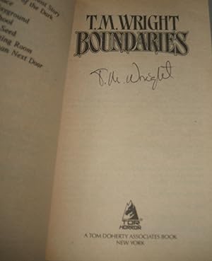Seller image for Boundaries // The Photos in this listing are of the book that is offered for sale for sale by biblioboy