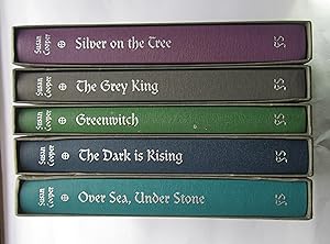 Seller image for Over Sea Under Stone, 'The Dark is Rising', Greenwitch, The Grey King, Silver on the Tree. With New Prefaces by the Author. Illustrated by Laura Carlin. THE FOLIO DARK IS RISING SEQUENCE COMPLETE SET for sale by anglimm books