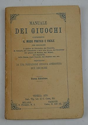 Manuale dei giochi& Terza edizione.