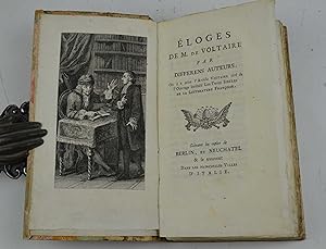 Eloges de M. de Voltaire par differens Auteurs. On y joint l'Article Voltaire tiré de l'Ouvrage i...