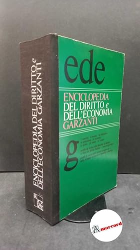 AA. VV. Enciclopedia garzanti del diritto e dell'economia