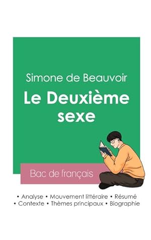 Bild des Verkufers fr Russir son Bac de franais 2023 : Analyse du tome 1 du Deuxime sexe de Simone de Beauvoir zum Verkauf von AHA-BUCH GmbH