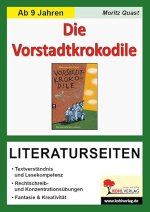 Bild des Verkufers fr Die Vorstadtkrokodile - Literaturseiten : Literaturseiten mit Lsungen zum Verkauf von AHA-BUCH GmbH