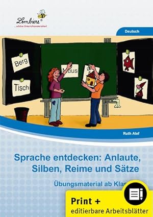 Bild des Verkufers fr Sprache entdecken: Anlaute, Silben, Reime, m. 1 CD-ROM : und Stze (1. Klasse). Kopiervorlagen zum Verkauf von AHA-BUCH GmbH