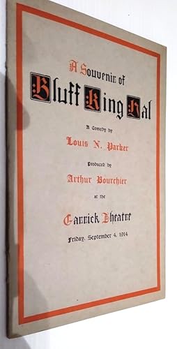 A Souvenir of Bluff King Hal at the Garrick Theatre friday September 4 1914