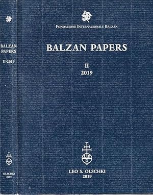 Bild des Verkufers fr Balzan Papers vol. II 2019 zum Verkauf von Biblioteca di Babele