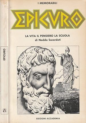 Immagine del venditore per Epicuro La vita il pensiero la scuola venduto da Biblioteca di Babele
