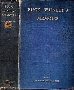 Imagen del vendedor de Buck Whaley's Memoirs a la venta por Pendleburys - the bookshop in the hills