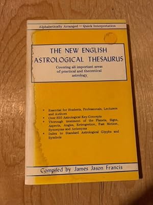 Seller image for The New English Astrological Thesaurus for sale by Singing Pebble Books