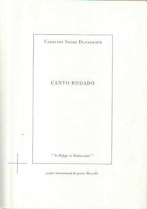 Bild des Verkufers fr Canto rodado, zum Verkauf von L'Odeur du Book