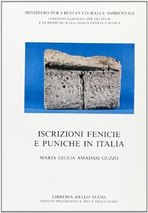 Imagen del vendedor de Iscrizioni fenicie e puniche in Italia a la venta por Di Mano in Mano Soc. Coop