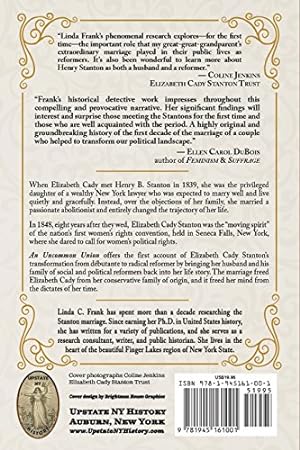 Seller image for An Uncommon Union: Henry B. Stanton and the Emancipation of Elizabeth Cady for sale by -OnTimeBooks-