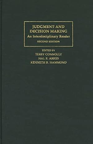 Seller image for Judgment and Decision Making: An Interdisciplinary Reader (Cambridge Series on Judgment and Decision Making) for sale by -OnTimeBooks-