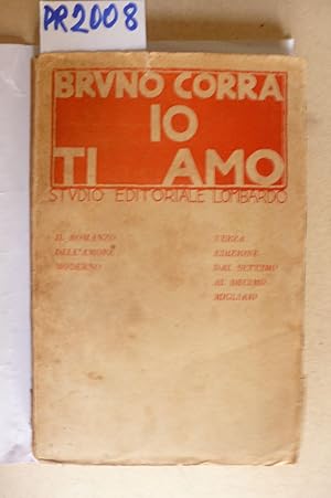 Imagen del vendedor de Io ti amo a la venta por Studio Bibliografico Restivo Navarra