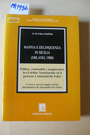 Maffia e e delinquenza in Sicilia