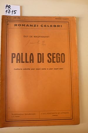 Immagine del venditore per Palla di sego venduto da Studio Bibliografico Restivo Navarra