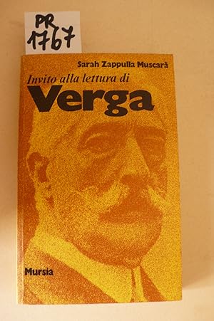 Immagine del venditore per Invito alla lettura di Giovanni Verga venduto da Studio Bibliografico Restivo Navarra