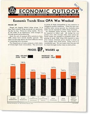 Imagen del vendedor de Economic Outlook, Vol. VIII, no. 11, November, 1947 a la venta por Lorne Bair Rare Books, ABAA