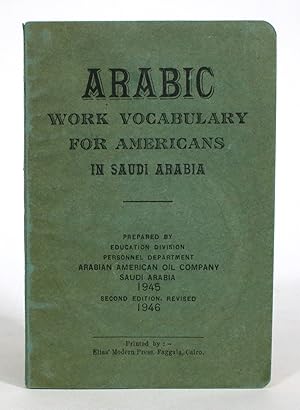 Arabic: Work Vocabulary for Americans in Saudi Arabia