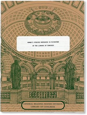 Imagen del vendedor de Women's Studies Resources in Microform at the Library of Congress a la venta por Lorne Bair Rare Books, ABAA