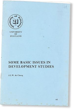 Some Basic Issues in Development Studies
