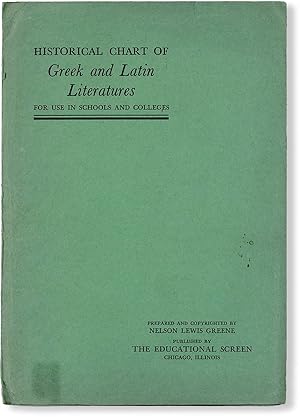Historical Chart of Greek and Latin Literatures for Use in Schools and Colleges