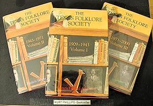 Texas Folklore Society, 1971-2000: Volume III (Plus Volume I and Volume II)