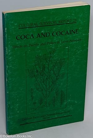 Immagine del venditore per Coca and cocaine; effects on people and policy on Latin America venduto da Bolerium Books Inc.