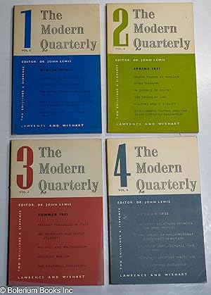 The Modern Quarterly [4 issues]