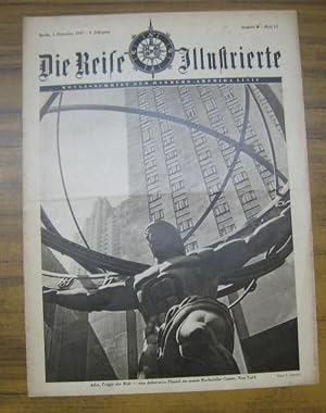 Bild des Verkufers fr DIE REISE ILLUSTRIERTE. 1. Dezember 1937, Heft 12 des 5. Jahrgangs, Ausgabe B. - Monatsschrift der Hamburg-Amerika-Linie. - Aus dem Inhalt: Japanische Hochzeit / Chicago / Die schwimmenden Grten von Xochimilco. zum Verkauf von Antiquariat Carl Wegner