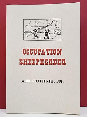 Bild des Verkufers fr Occupation Sheepherder zum Verkauf von Moe's Books