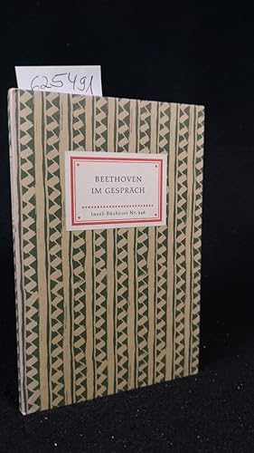 Imagen del vendedor de Beethoven im Gesprch. Insel-Bcherei Nr. 346/2. 23. - 32. Tausend. a la venta por ANTIQUARIAT Franke BRUDDENBOOKS