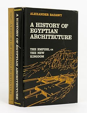 Bild des Verkufers fr A History of Egyptian Architecture. [Volume II]: The First Intermediate Period, the Middle Kingdom, and the Second Intermediate Period. [Volume III]: The Empire (The New Kingdom). From the Eighteenth Dynasty to the End of the Twentieth Dynasty 1580-1085 B.C. zum Verkauf von Michael Treloar Booksellers ANZAAB/ILAB