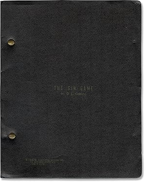 The Gin Game (Original script for the 1977 play, Hume Cronyn's copy)