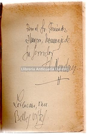 Bild des Verkufers fr El amor y la muerte en las novelas de Alberto Insa. Ensayo de interpretacin. [Dedicatoria autgrafa y firmado por el autor]. zum Verkauf von Llibreria Antiquria Delstres