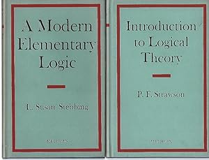 Image du vendeur pour Introduction to Logical Theory. A Modern Elementary Logic. (Two volumes) mis en vente par Mike Park Ltd