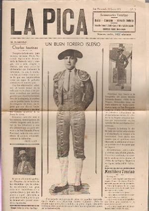 SEMANARIO TAURINO LA PICA (SAN FERNANDO 29 JUNIO 1931 Nº 3