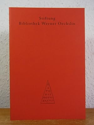 Imagen del vendedor de Die Bibliothek Werner Oechslin in Einsiedeln a la venta por Antiquariat Weber GbR