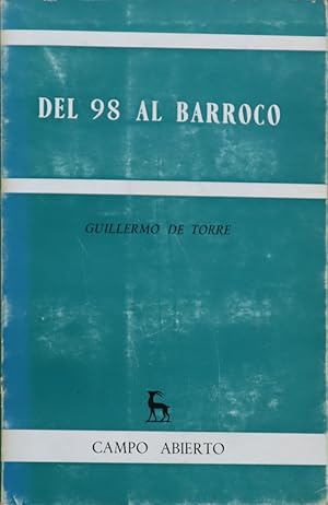 Bild des Verkufers fr Del 98 al barroco zum Verkauf von Librera Alonso Quijano